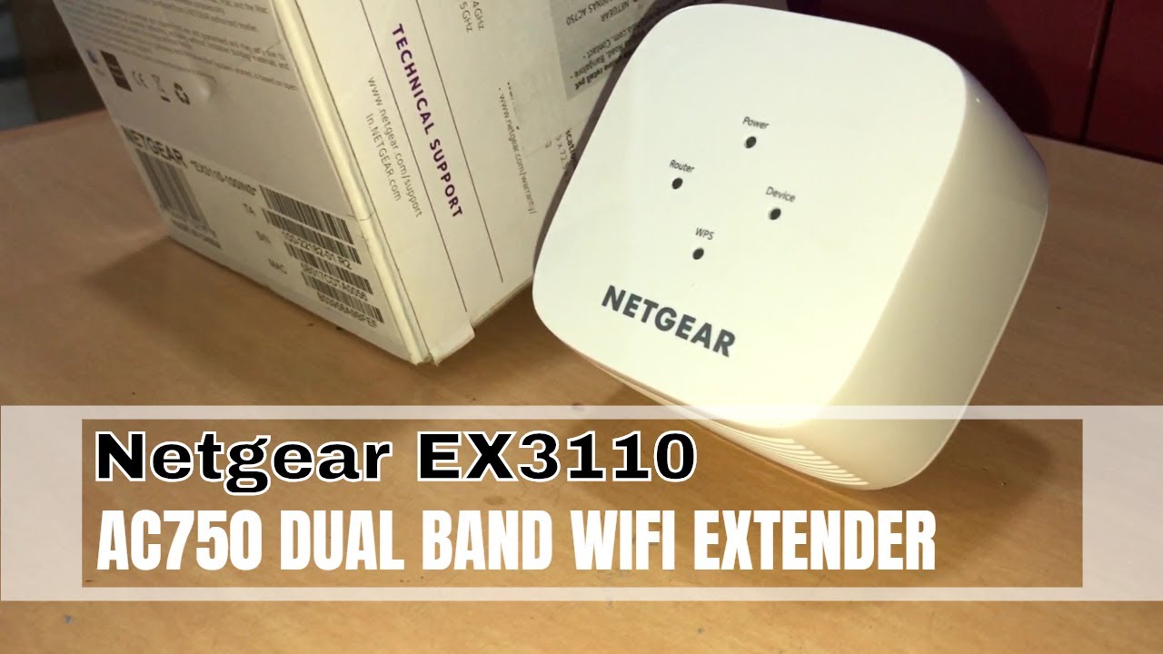 Guggenheim Museum svag Alvorlig Netgear EX3110 AC750 DUAL BAND wifi extender UNBOXING REVIEW [2018-19] -  YouTube