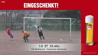 Tus Mechernich Vs. Hambacher Sv Pass Schuss Tor