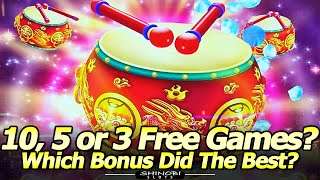 Three Dancing Drums Prosperity Bonuses and Duo Fu Duo Cai Grand Fortune Ingotcha Slot First Attempt