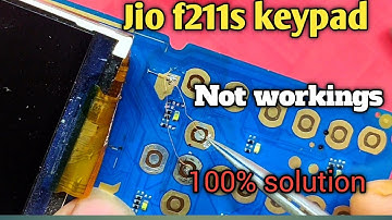 Jio f211s Keypad Not Working Problem Solution || #jiof211s