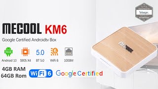 Mecool KM6 Deluxe Android TV Box - Amlogic S905X4 TV Box - Android 10 - 4GB Ram 64GB Rom - Unboxing