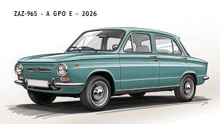 картинка: 🔹 Новый ZAZ-965 «Запорожец» 2026 — возвращение легенды на электротяге