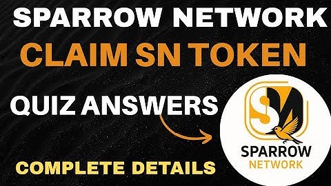 Sparrow Network today quiz answer|Sparrow today quiz answer|sparrow Network New Update 