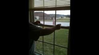 SCREEN INSTALLATION ON A  SILVERLINE WINDOW