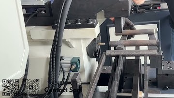 Automatic bar single end chamfering machine