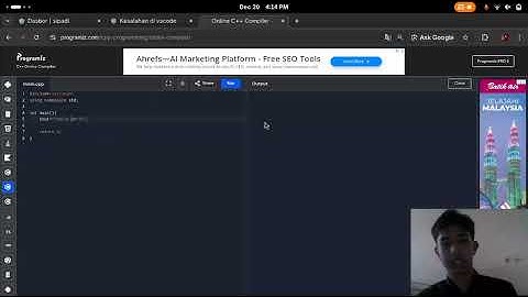 Video Tutorial C++ untuk Memenuhi Praktik UAS Pengantar Teknologi Informasi 