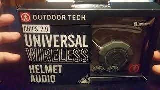 Outdoor Tech Chips® 2 0 unboxing