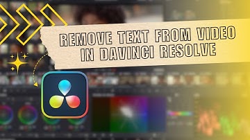 🔥 EFFORTLESS: How to Remove Text From Video In Davinci Resolve (Remove Watermark text Tutorial)