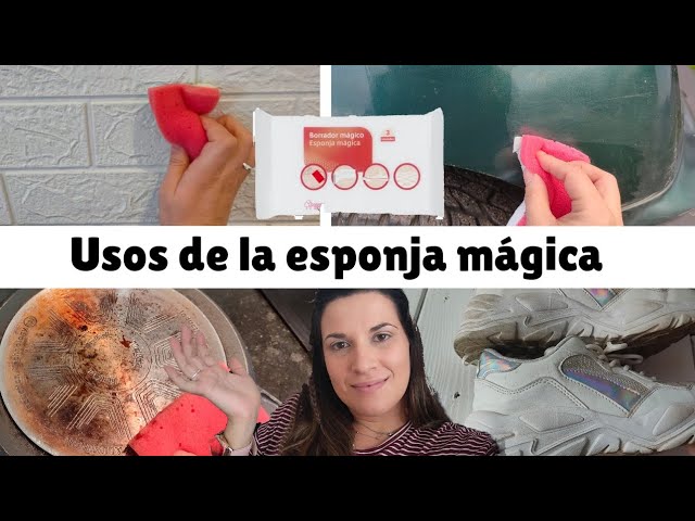 Usos de la esponja mágica 