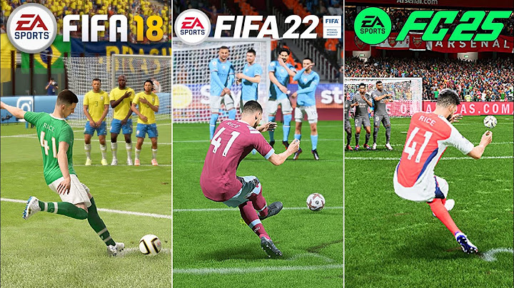 Declan Rice FreeKick In Every FIFA (FIFA 17 - FC 25)