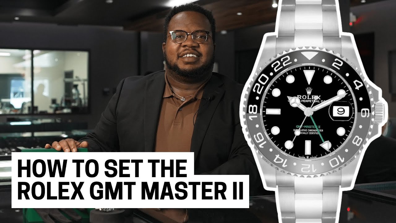 Rolex GMT-Master II Tutorial: Setting the 'Bruce Wayne' 126710GRNR