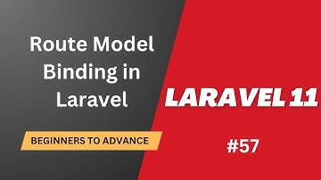 #57 Route Model Binding in Laravel | Hadayat Niazi