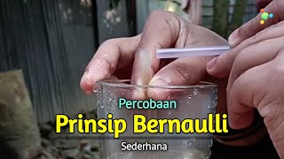 IPA FISIKA : Percobaan‼️ Membuktikan Prinsip Hukum Bernaulli (Eksperimen Praktikum Sederhana)