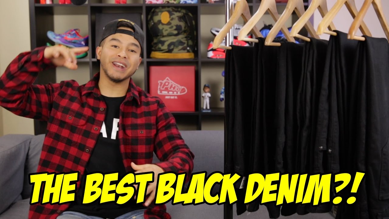 TOP 5 BLACK DENIM FOR YOUR BUDGET!! - YouTube