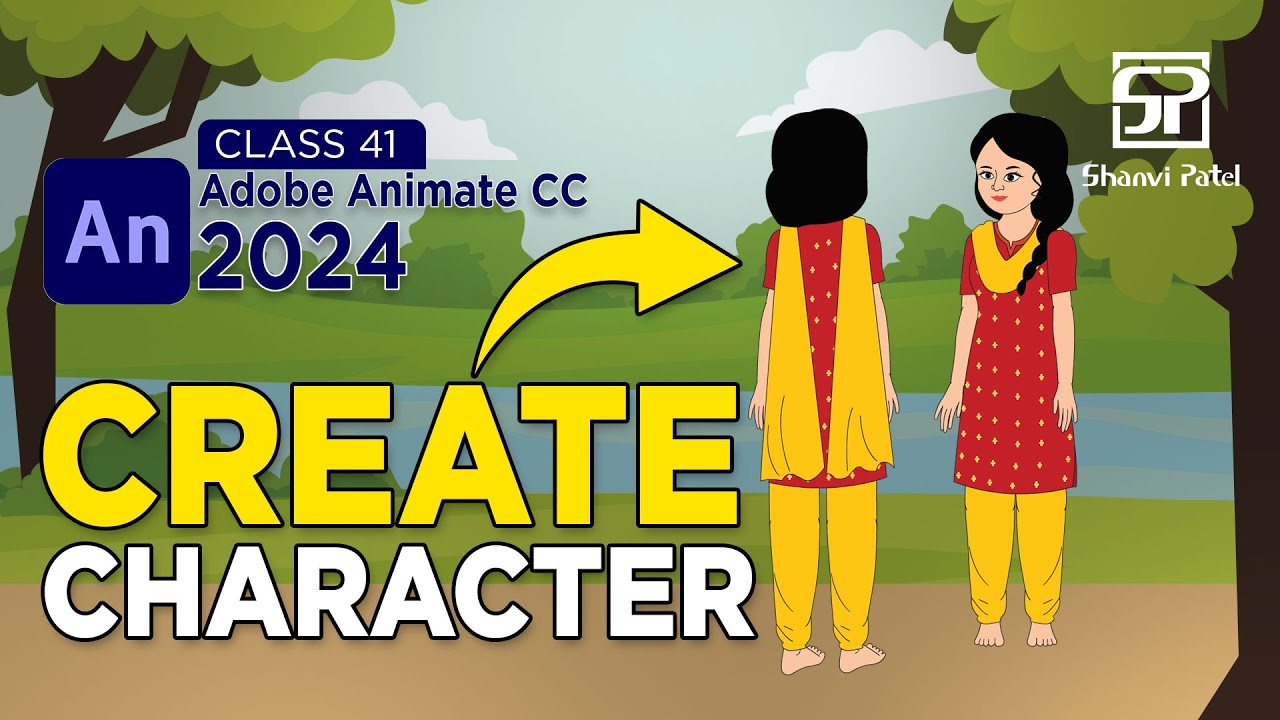 Adobe Animate CC 2024 Advance Level: Import and Create Character ...