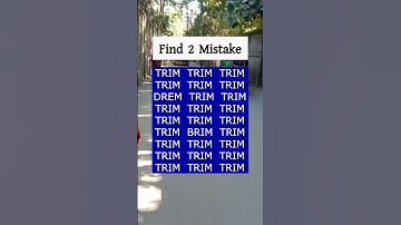 5 Seconds For You To Spot . Try Your Skills  #brainteaser #search #find #puzzle