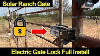 Full Install! Rural Gate Electric Lock by Blutezeit