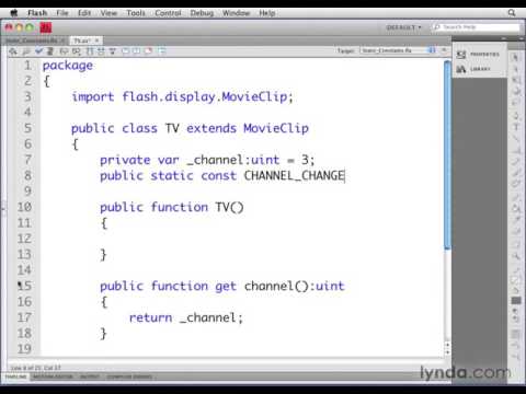 86. Flash & AS3 - Static constants