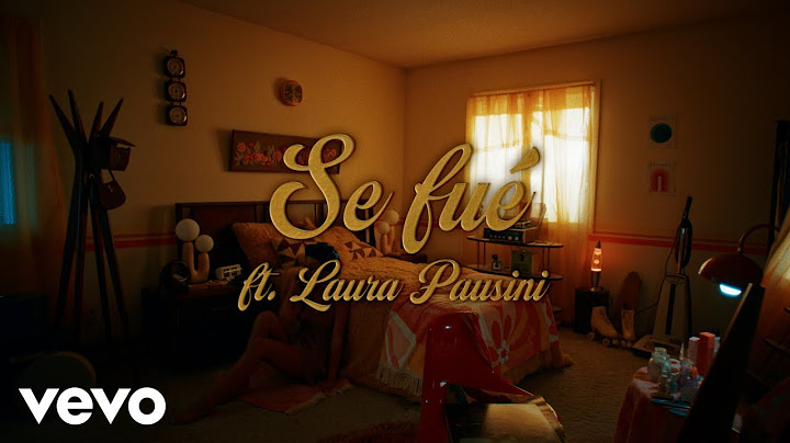 Rauw Alejandro, Laura Pausini - Se Fue (Official Lyric Video)