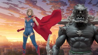 Doomsday breaking Supergirl. Stopmotion