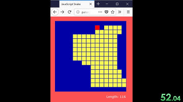 [World Record] Perfect Snake Game - Patorjk Javascript Snake - 16x16 Kill Screen - 2:25:06