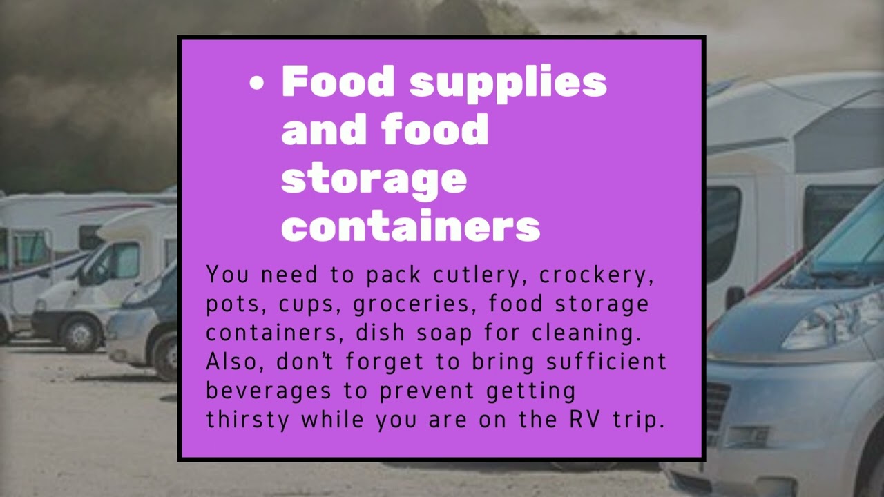 Ultimate RV Packing List For A First Time Camper - YouTube