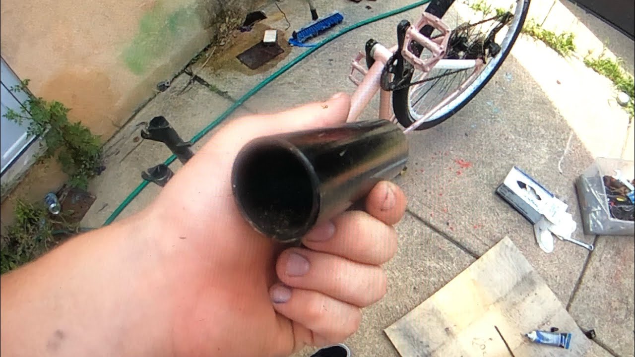 how to put pegs on c100 mountain bike YouTube