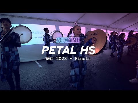 Petal High School Cymbal Line 2023 / WGI Finals / In the Lot with Seavine