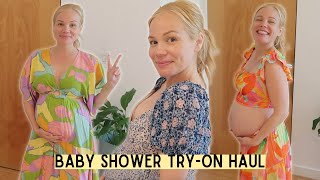 Help Me Pick My Baby Shower Dress | Try On Haul