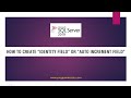 SQL Server Tutorials In Urdu/Hindi - How to Create Identity Field (Auto Increment Field)