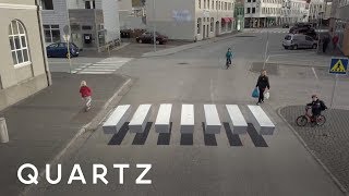 Iceland's trying to slow traffic with a "floating" crosswalk