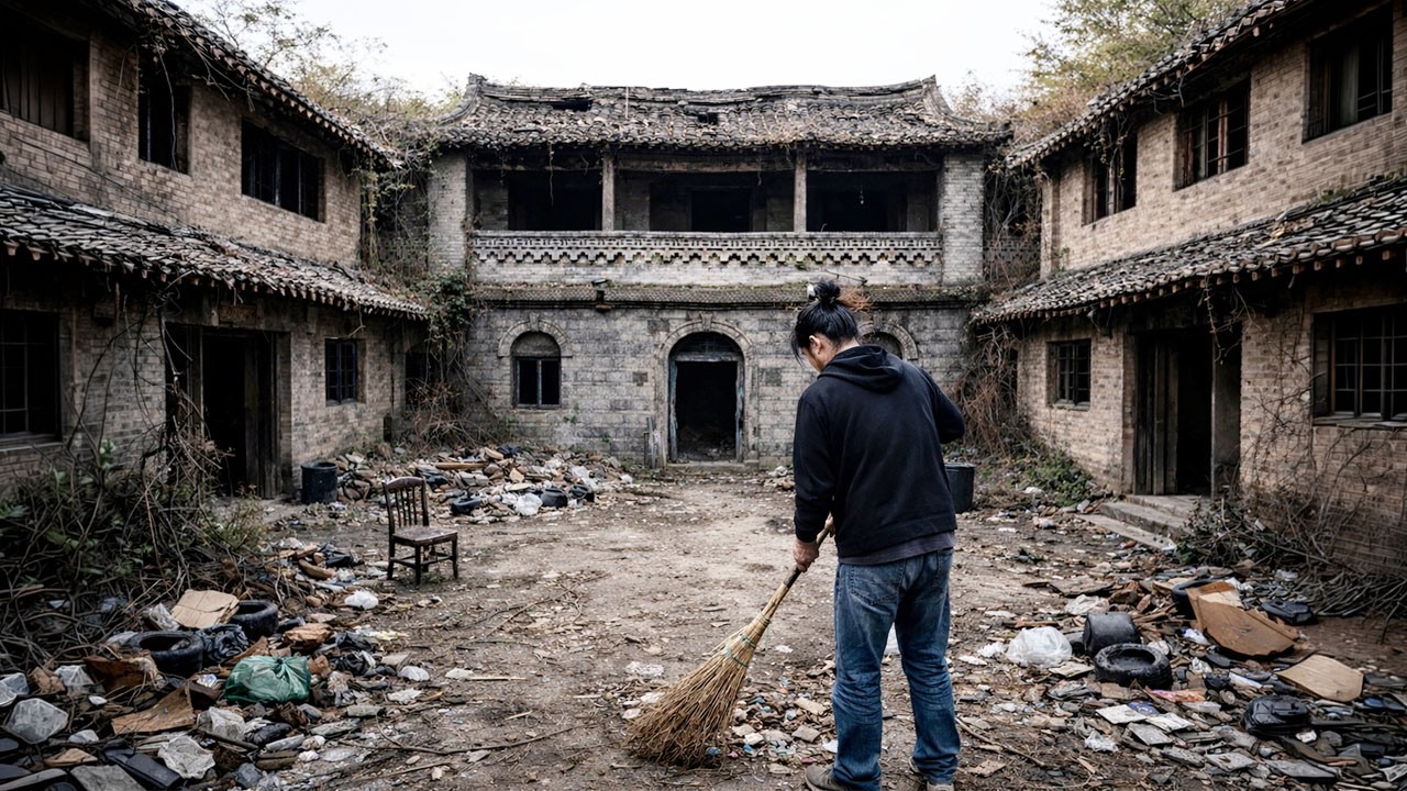 Мужчина восстанавливает заброшенный столетний дом, возвращая ему былое великолепие.