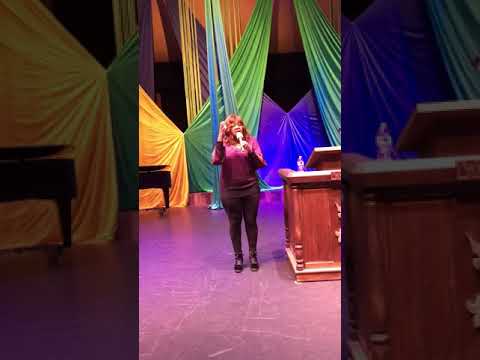 Kechi performing “This is Me” at A Reason to Stand
