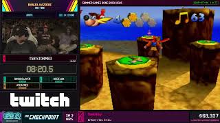 SGDQ 2025 - Banjo-Kazooie Any% Speedrun in 1:11:36 @TSRStormed