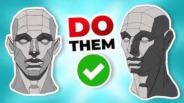 EASY Asaro Head Exercises For BETTER Shading