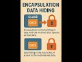 DAY-06.Q.1. Explanation of encapsulation and data hiding.