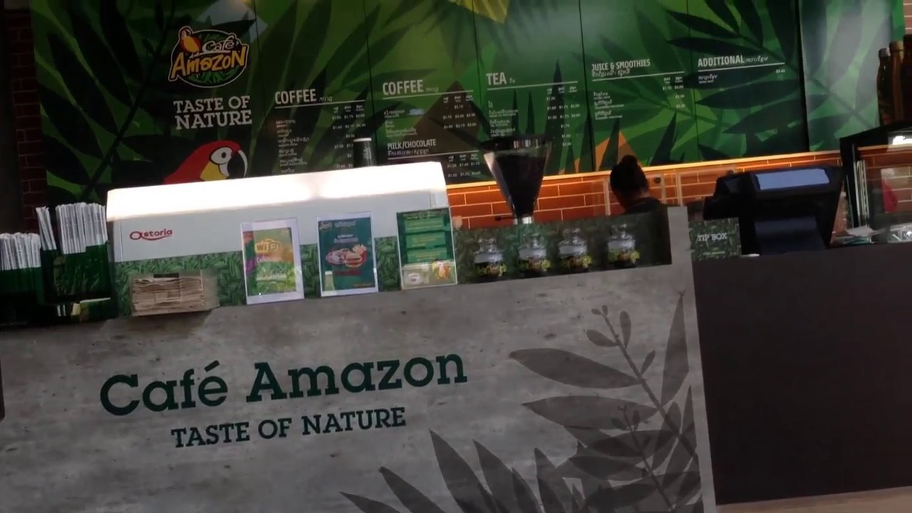 Amazon Coffee Shop Toul Kork in Phnom Penh, Cambodia YouTube