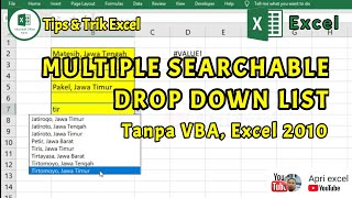 Autocomplete Dropdown List Excel / Searchable Drop Down List in Excel