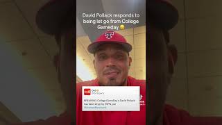 ESPN fires David Pollack from College Gameday 🤧 #shorts