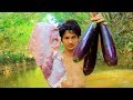 Yummy Cooking Pork With Eggplant Fried Recipe on The River | Primirose Life