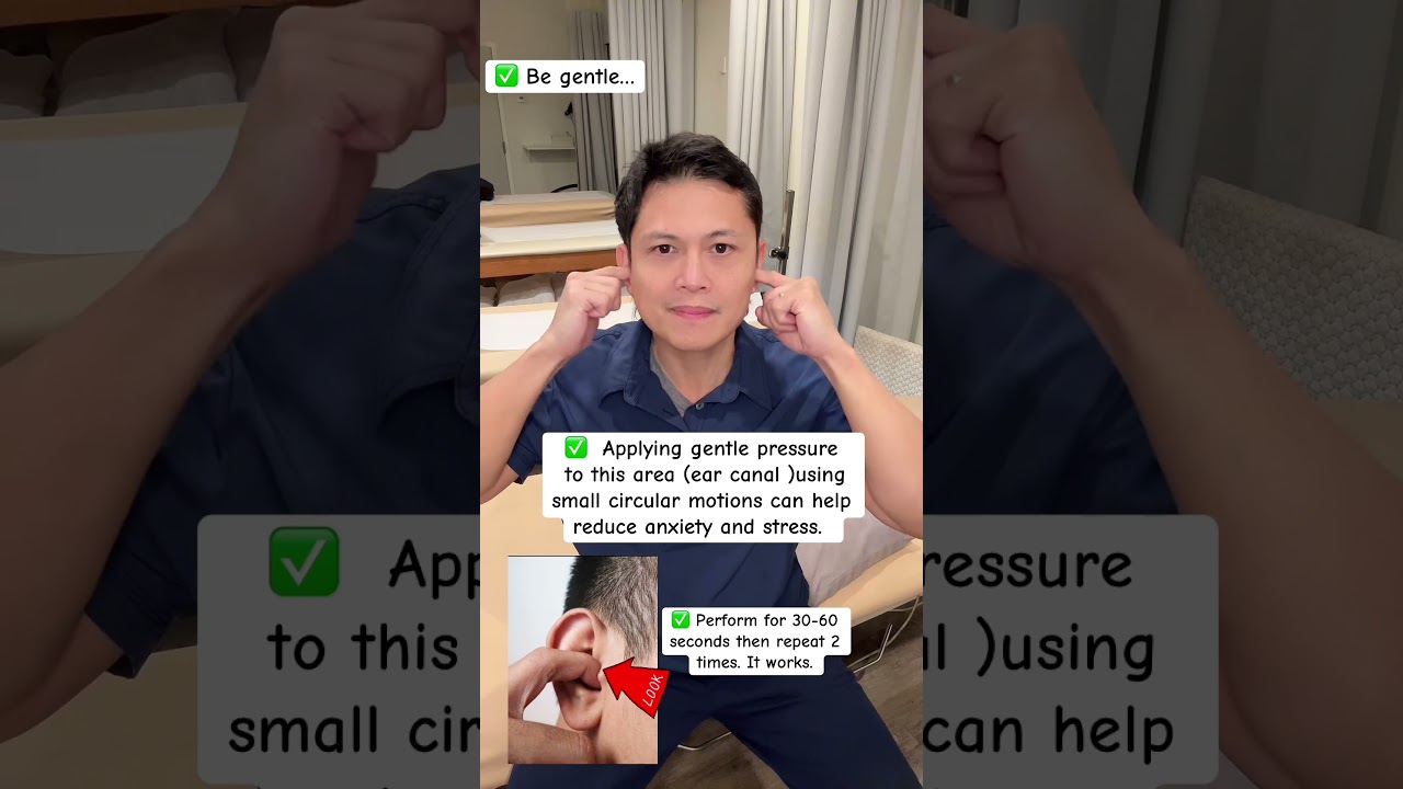 Alleviate Anxiety and Stress with this ear massage technique 