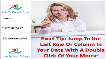 Jump Quickly To Last Row Or Column Of Data With Double Click Of Your Mouse