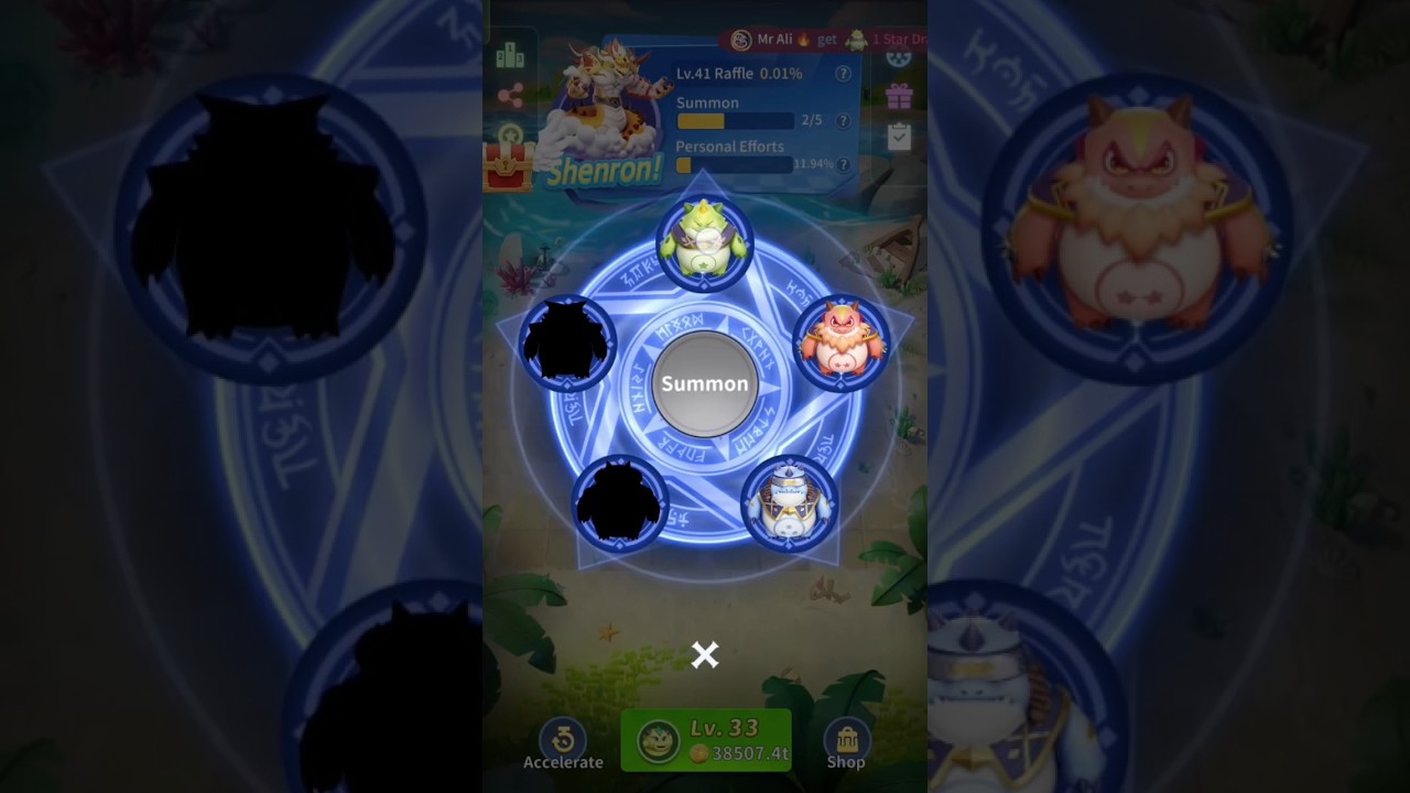 Dragon Master Game Fourth Free Summon Dragon | Dragon Master Game Today Free Lottery Spin Shenron