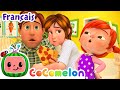 Johny Johny oui papa  | CoComelon en Français | Chansons pour bébés