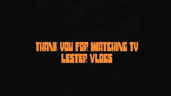 Thanks for watching Ty Lester vlogs!!!!!!