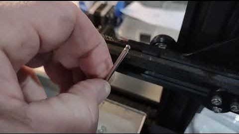 Creality ender 3 loose gantry x axis bar fix