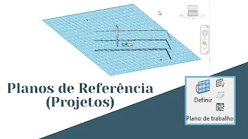 O que é plano de referência na topografia?