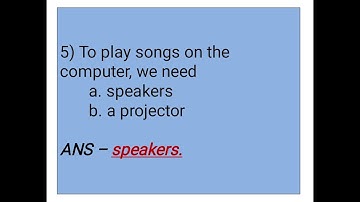Class 2 COMPUTER ch 3 Input and output devices part 1