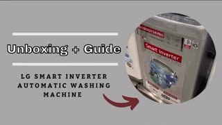 7.5Kg Topload Washer Lg Smart Inverter Automatic Washing Machine