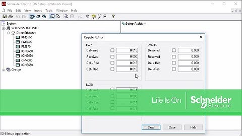 Modifing ION Meter Energy Accumulation Values Using ION Setup | Schneider Electric Support